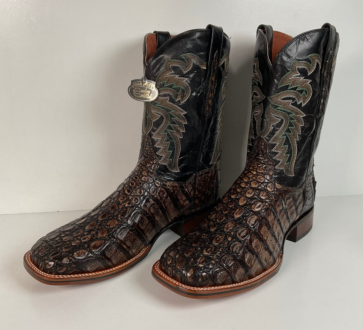 Dan Post Everglades Caiman Cowboy Boots | Exotic | Retired Model | Men’s 13 EW