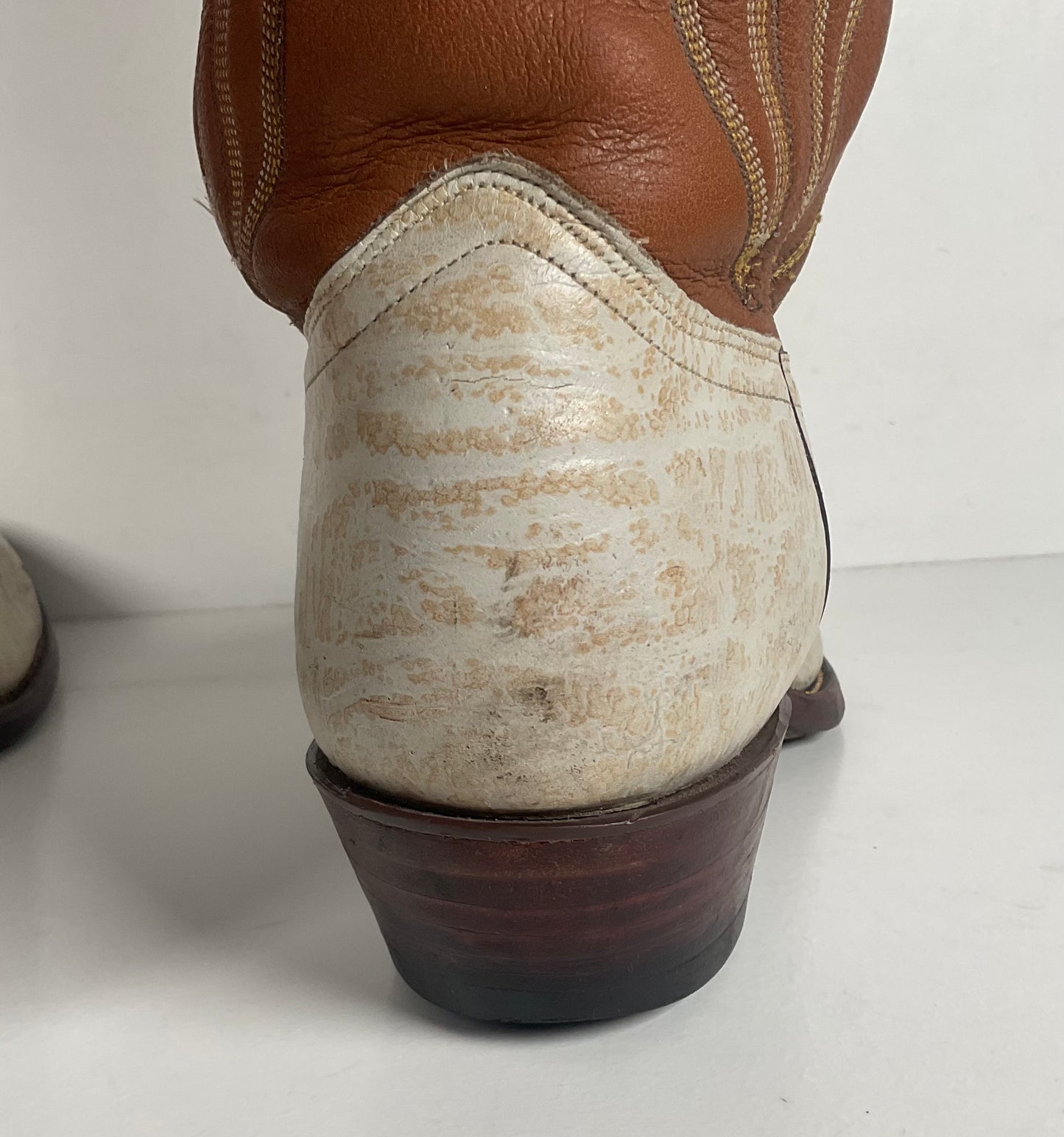 Vintage J. Chisholm Antelope Cowboy Boots | Exotic | USA Made | Men’s 9.5 D