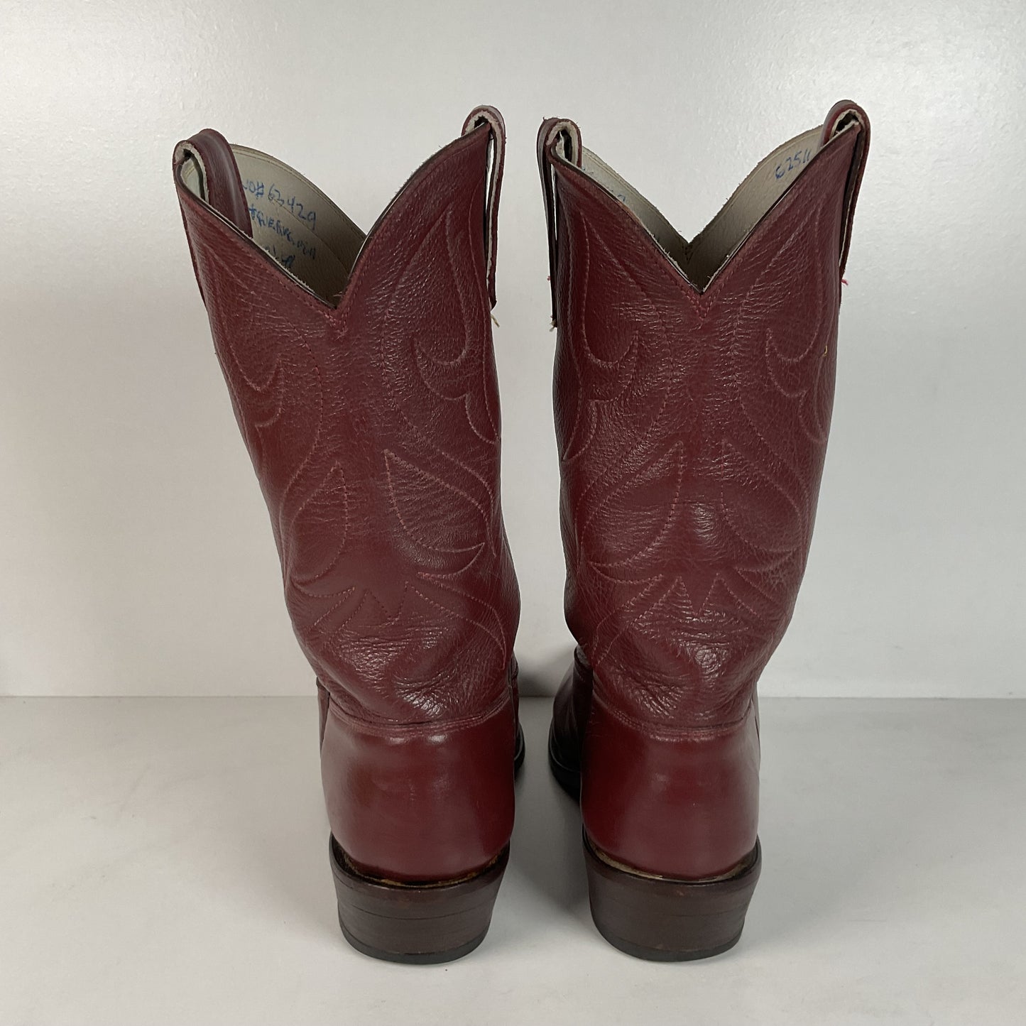 Stewart Fine Handmade Cowboy Boots | Custom | Set of (2) | Deertan | Men’s 9.5