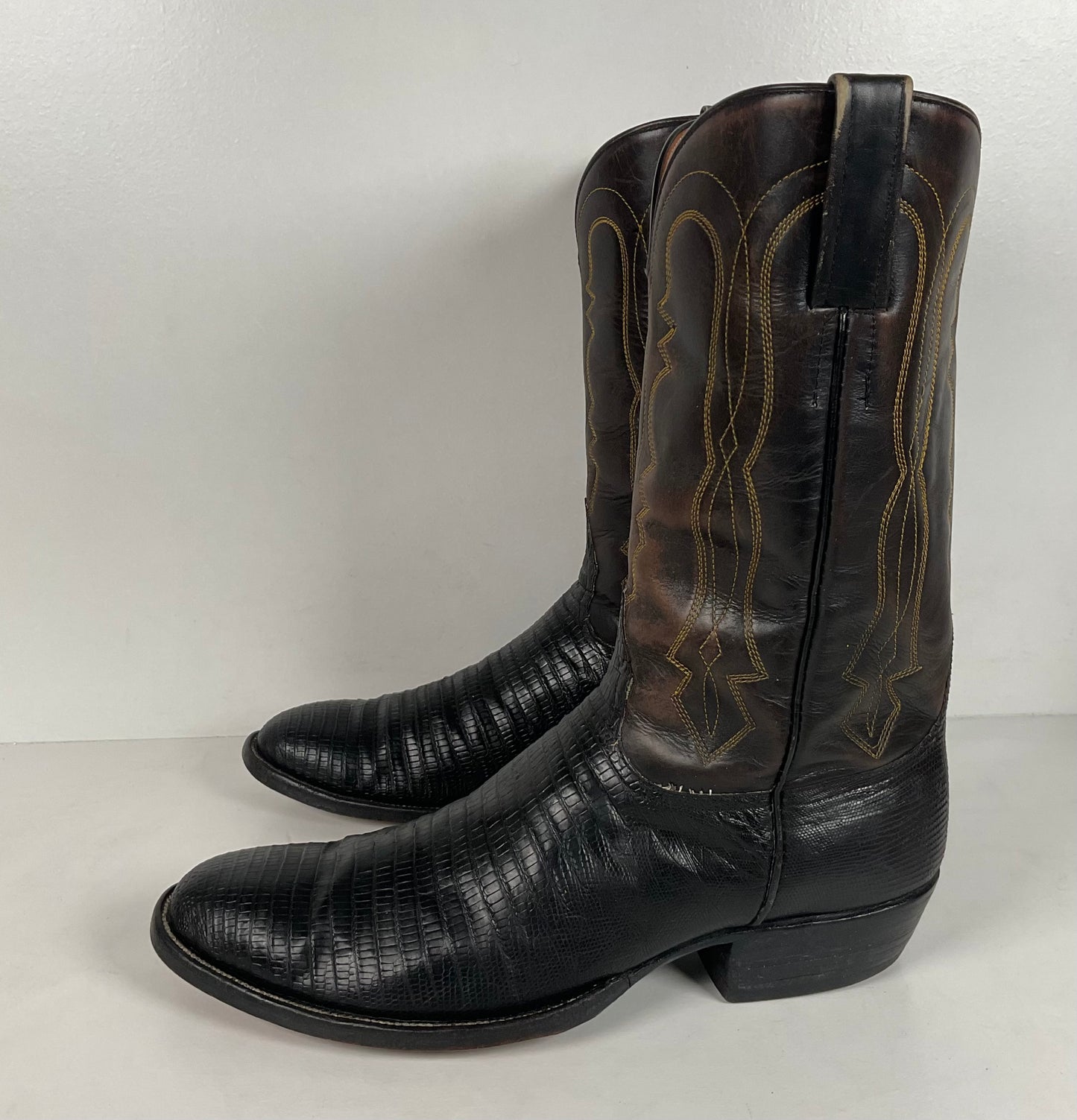 Vintage Rocky Carroll Cowboy Boots | Teju Lizard | Custom | Men’s 10