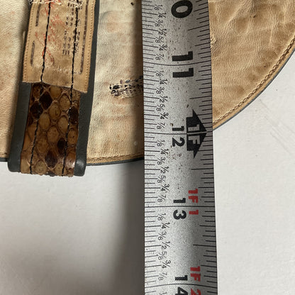 Vintage Larry Mahan Python Snakeskin Cowboy Boots | Reticulated | Men’s 12 D