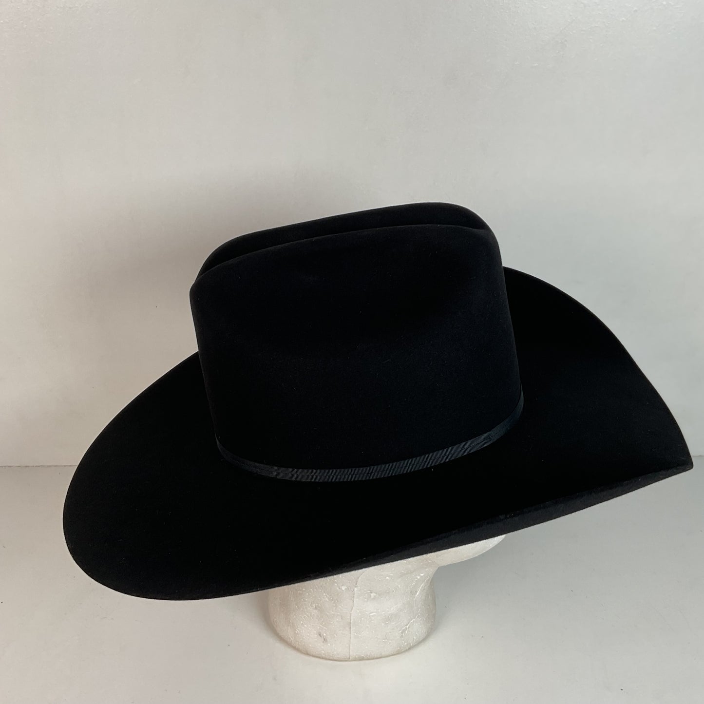 Vintage Milano Larry Mahan Cowboy Hat 6 5/8 Ridgetop Black 5X USA Made
