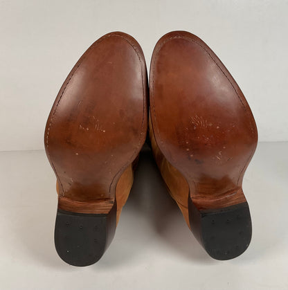 Stewart Fine Handmade Cowboy Boots | Nubuck | Custom | Men’s 6 EE | Women’s ￼7