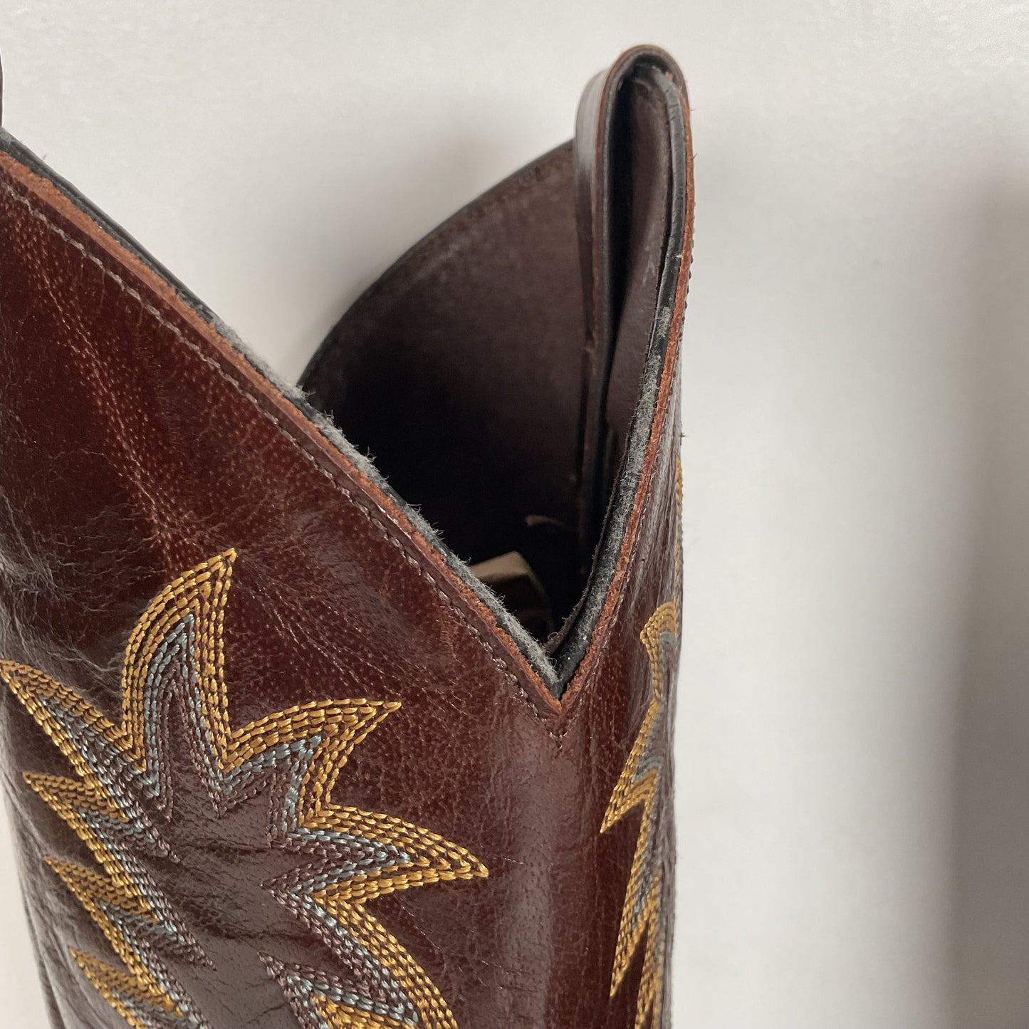Justin Full Quill Ostrich Quill Roper Boots | Tekno Crepe | USA Made | Men’s 8 D