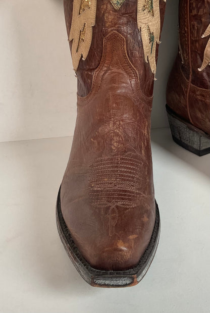 Yippee Ki Yay by Old Gringo Cowgirl Boots | Angelic Crucifix | Women’s 8 B