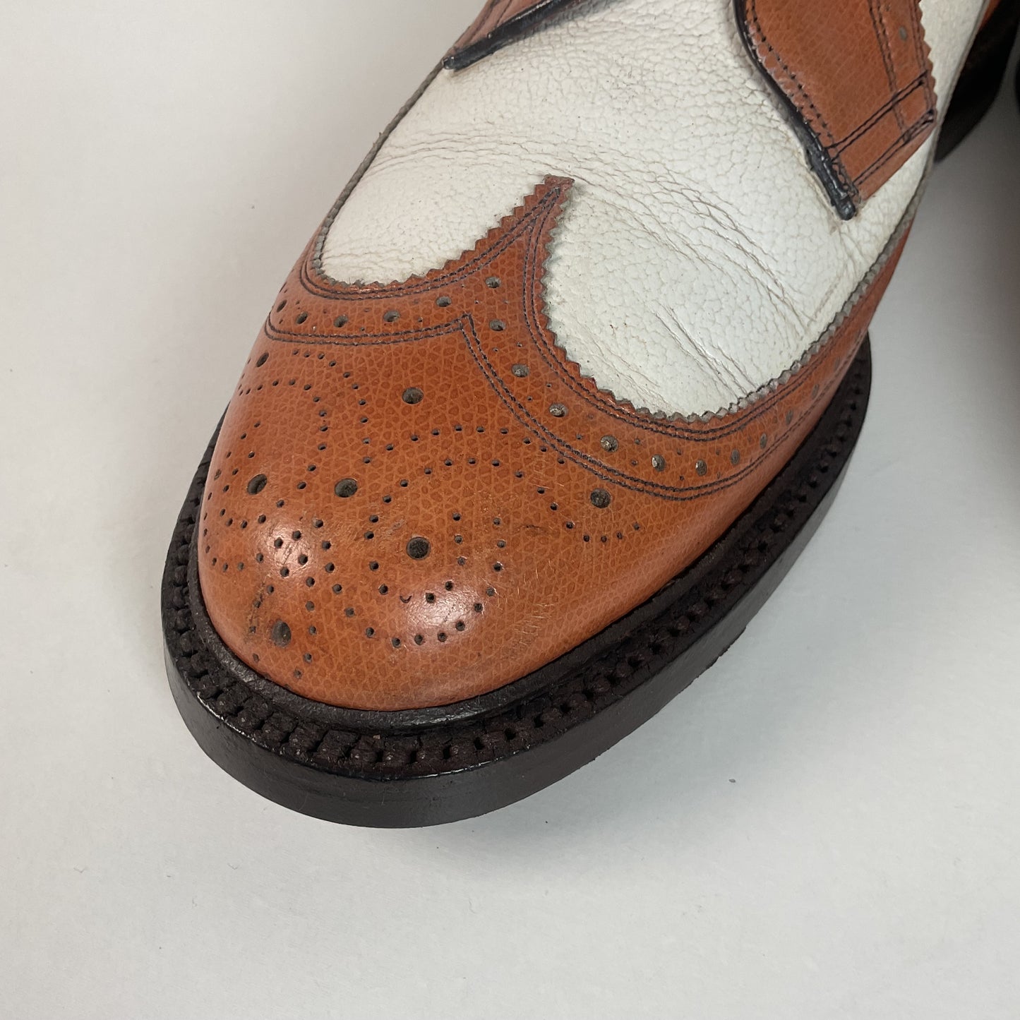Vintage Johnston Murphy Spectator Shoes | Aristocraft | 1950s-1960s | 10 C
