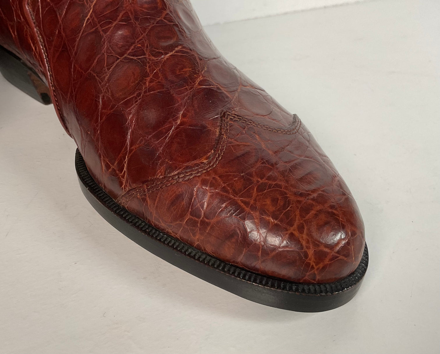 Vintage Lorenzo Banfi Dress Boots | Full Crocodile | Men’s 9 M