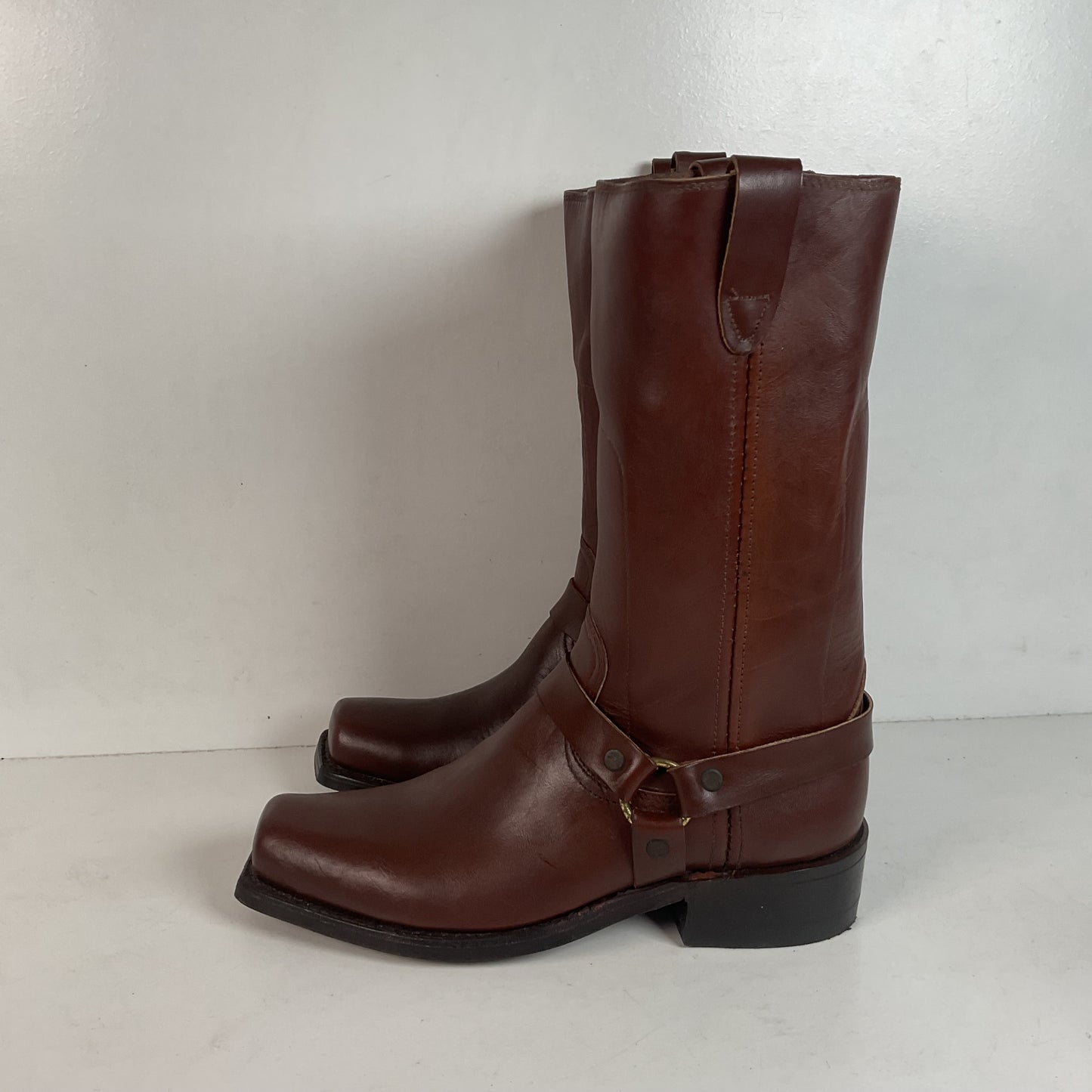 1970s Rodeo Harness Motorcycle Boots 9.5 D USA Made