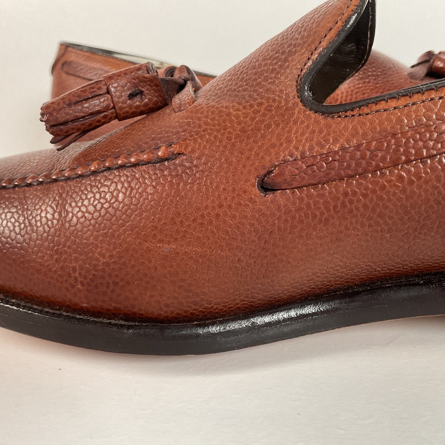 Vintage Johnston Murphy Tassel Loafer | Crown Aristocraft | USA Made | 9.5 D