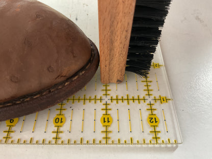 Vintage M.L. Leddy Full Ostrich Quill Cowboy Boots Custom Thrashed