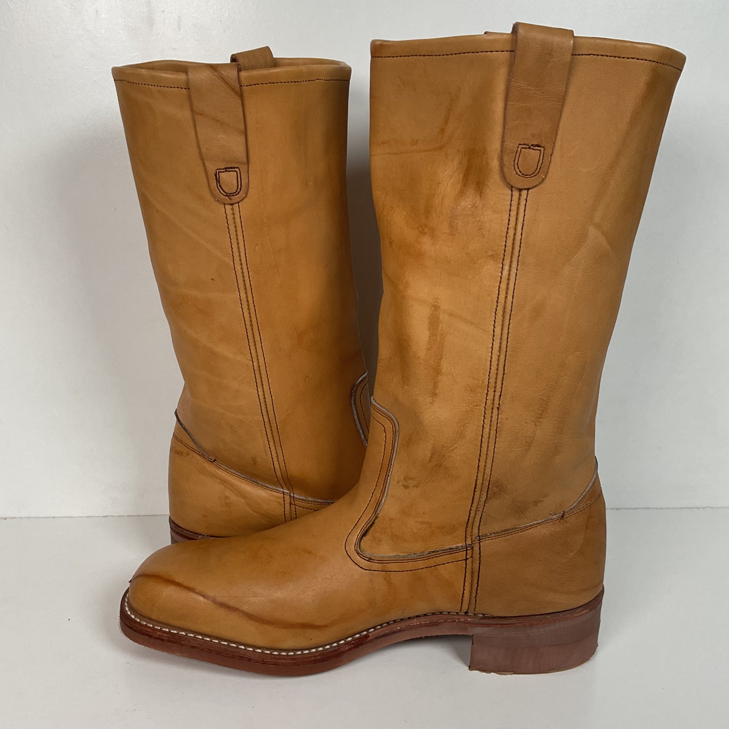 Vintage Hy-Test Banana Campus Boots Men’s 9.5 C Safety Toe USA Made