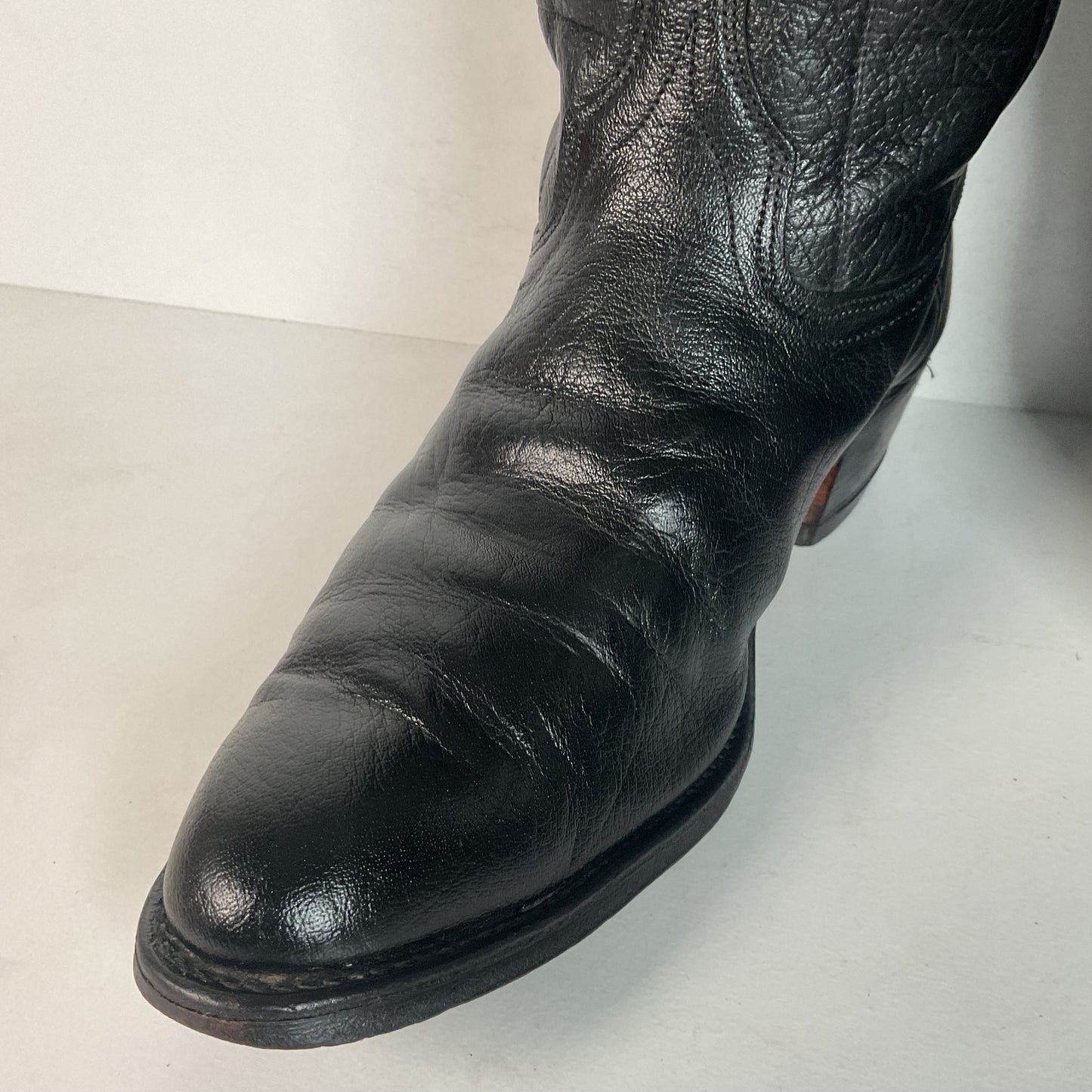 Vintage Wrangler Water Buffalo Cowboy Boots | 1960s-1970s | USA Made | 9.5 D