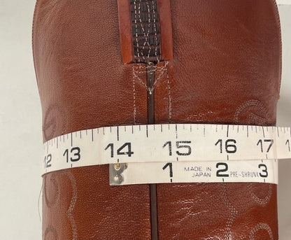 Vintage Lucchese Goat Skin Cowboy Boots | Lizard Inlay | Men’s 8.5 D