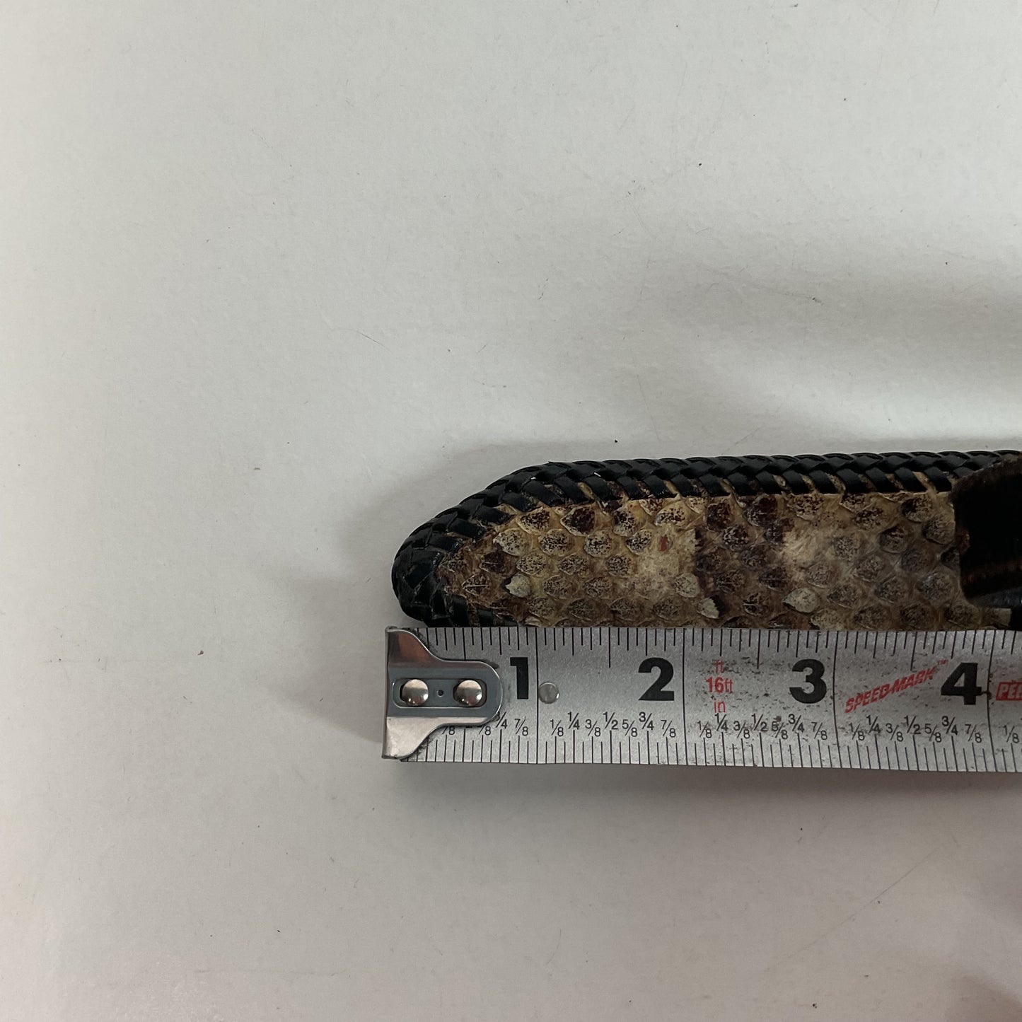 Custom Timber Rattlesnake Cowboy Belt |Canebrake | Braided | Snake Skin