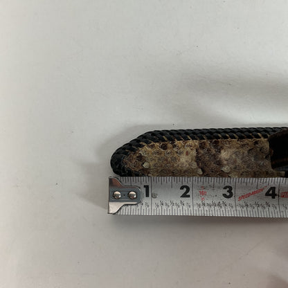 Custom Timber Rattlesnake Cowboy Belt |Canebrake | Braided | Snake Skin