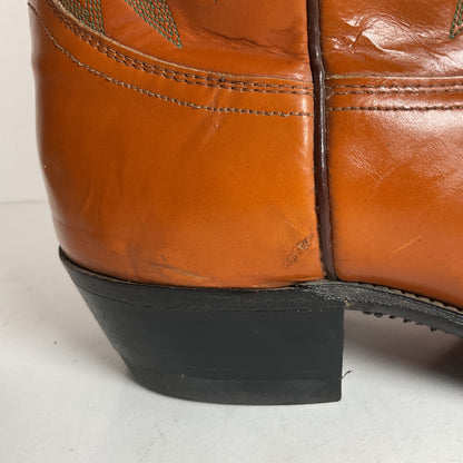 Vintage Justin Fort Worth Cowboy Boots | X Toe | 1960s-1970s | Men’s 9 D