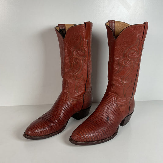 Guy Garrett Custom Cowboy Boots | Teju Lizard | Western Classics | Men’s 10 D