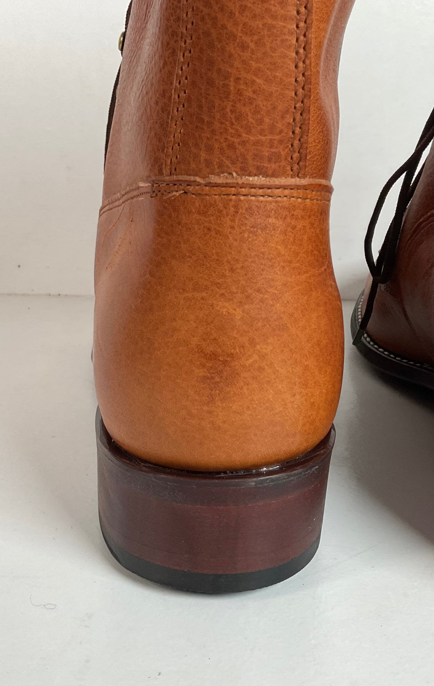 Vintage J. Chisholm Kiltie Packer Boots 10 EE USA Made