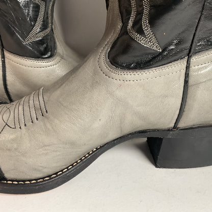 Vintage Imperial Shark Skin Cowboy Boots 10.5 D USA Made Triad