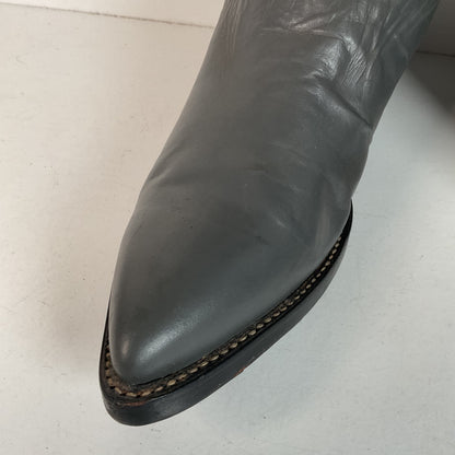Remington Custom Cowboy Boots | USA Made | Grey | Men’s 8.5 B | Women’s 9.5