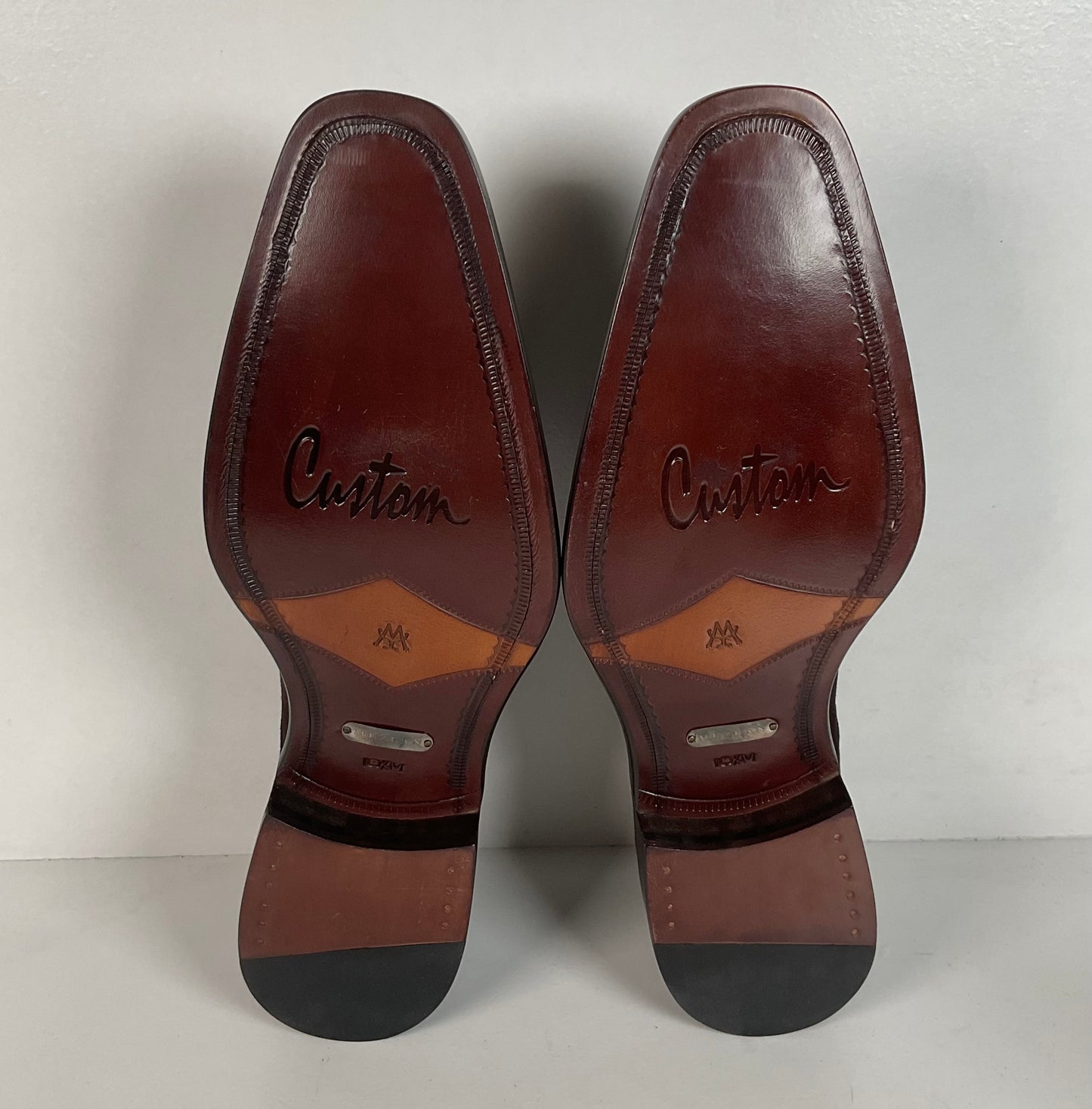Mezlan Double Monk Strap Shoes | Custom | Nubuck Suede | Brown | Men’s 10.5 M
