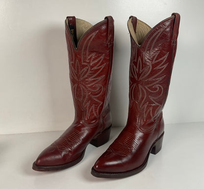 Vintage Dan Post Cowboy Boots | 1970s | Brown | Men’s 7 D