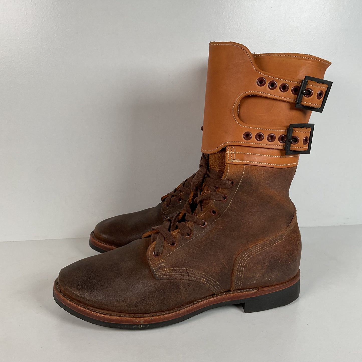 WWII Impressions’ Tanker Boots | Double Buckle | USA Made | World War II | 12 D