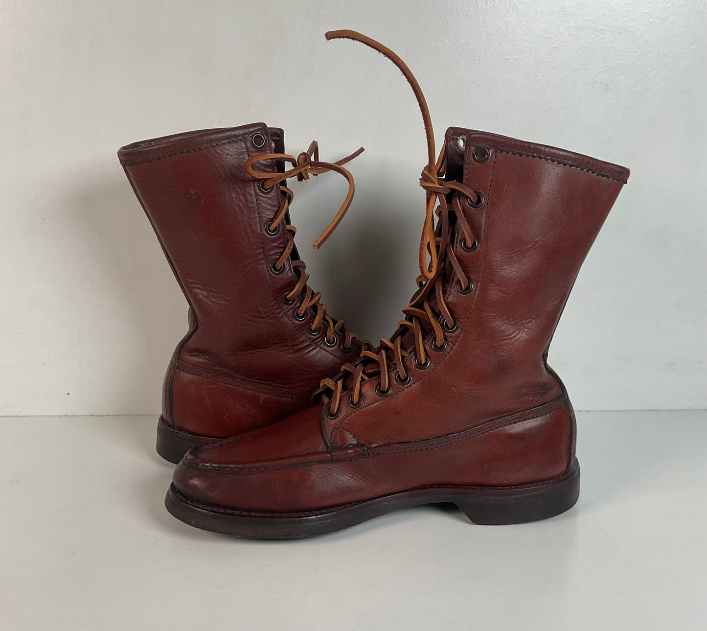 Vintage Russell Moccasin for Abercrombie Fitch Bird Shooter Boots | Men’s 5.5 | Women’s 6.5
