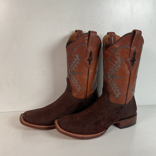 Lucchese for Resistol Ranch Sueded Ostrich Leg Cowgirl Boots | Exotic | Women’s 9.5 B