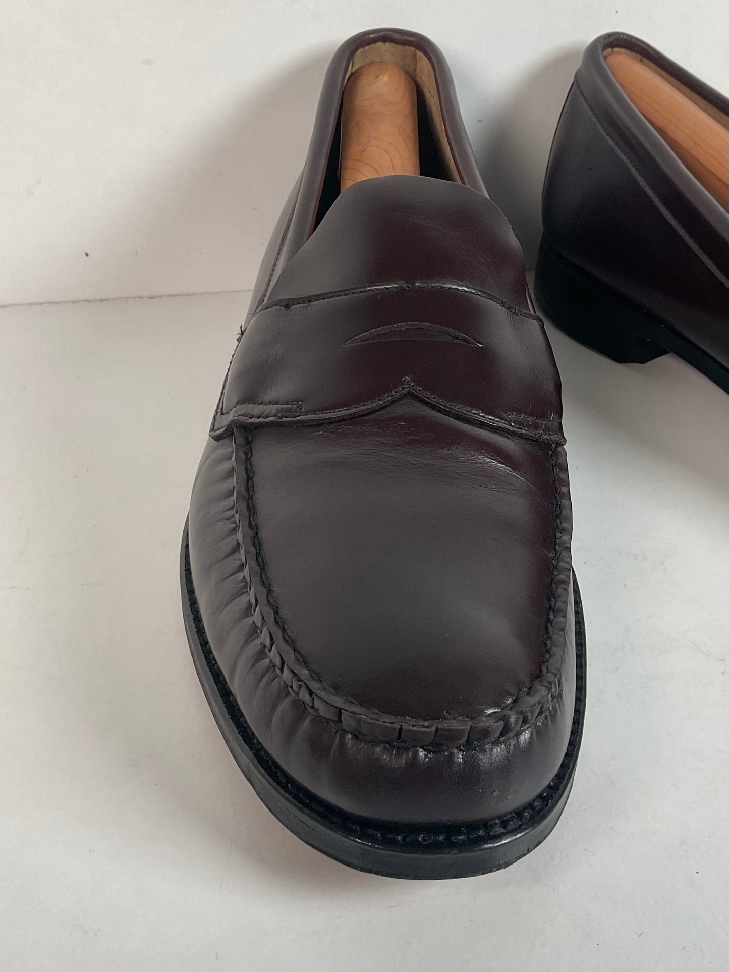 1970s Jarman Moccasin Penny Loafer 12 B Hand Sewn Benchmark