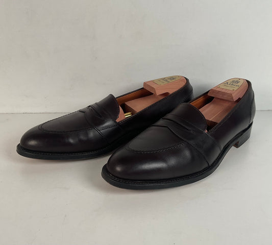 Alden Men's 683 - Full Strap Slip On - Burgundy Calfskin - 11 B (Narrow)