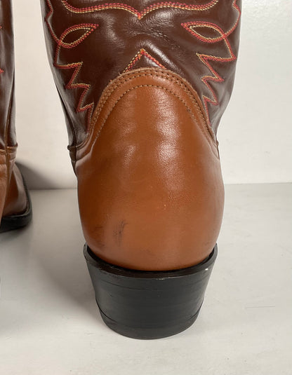 Vintage Tony Lama Gold Label Cowboy Boots | USA Made | 1970s | Men’s 10.5 D