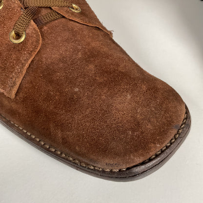 Vintage Tall Suede Lace Up Boots | USA Made | 1960s | Men’s 12 D