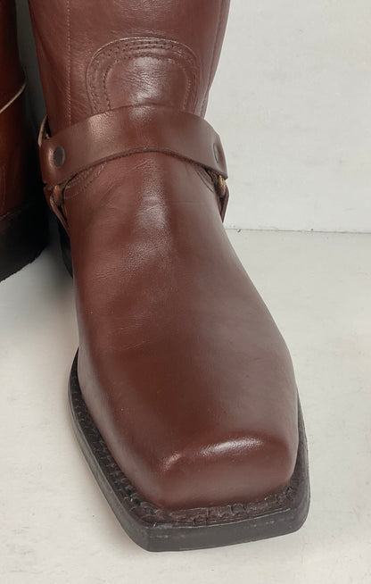 1970s Rodeo Harness Motorcycle Boots 9.5 D USA Made