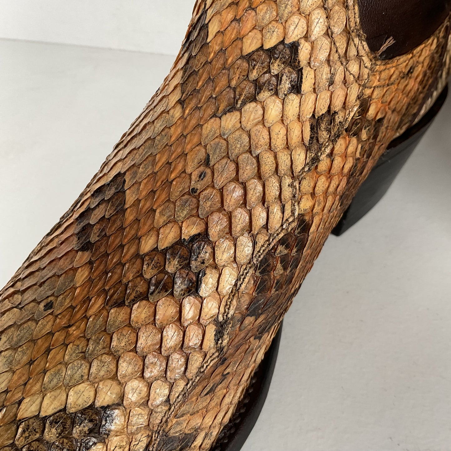 Lucchese 2000 Canebrake Rattlesnake | USA Made | Timber Snakeskin | Men’s 8 D