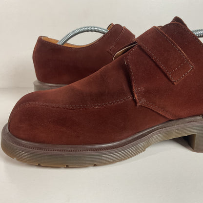 Vintage Dr. Martens Monk Strap Loafers | Suede | Brown | 10 UK | 11 US