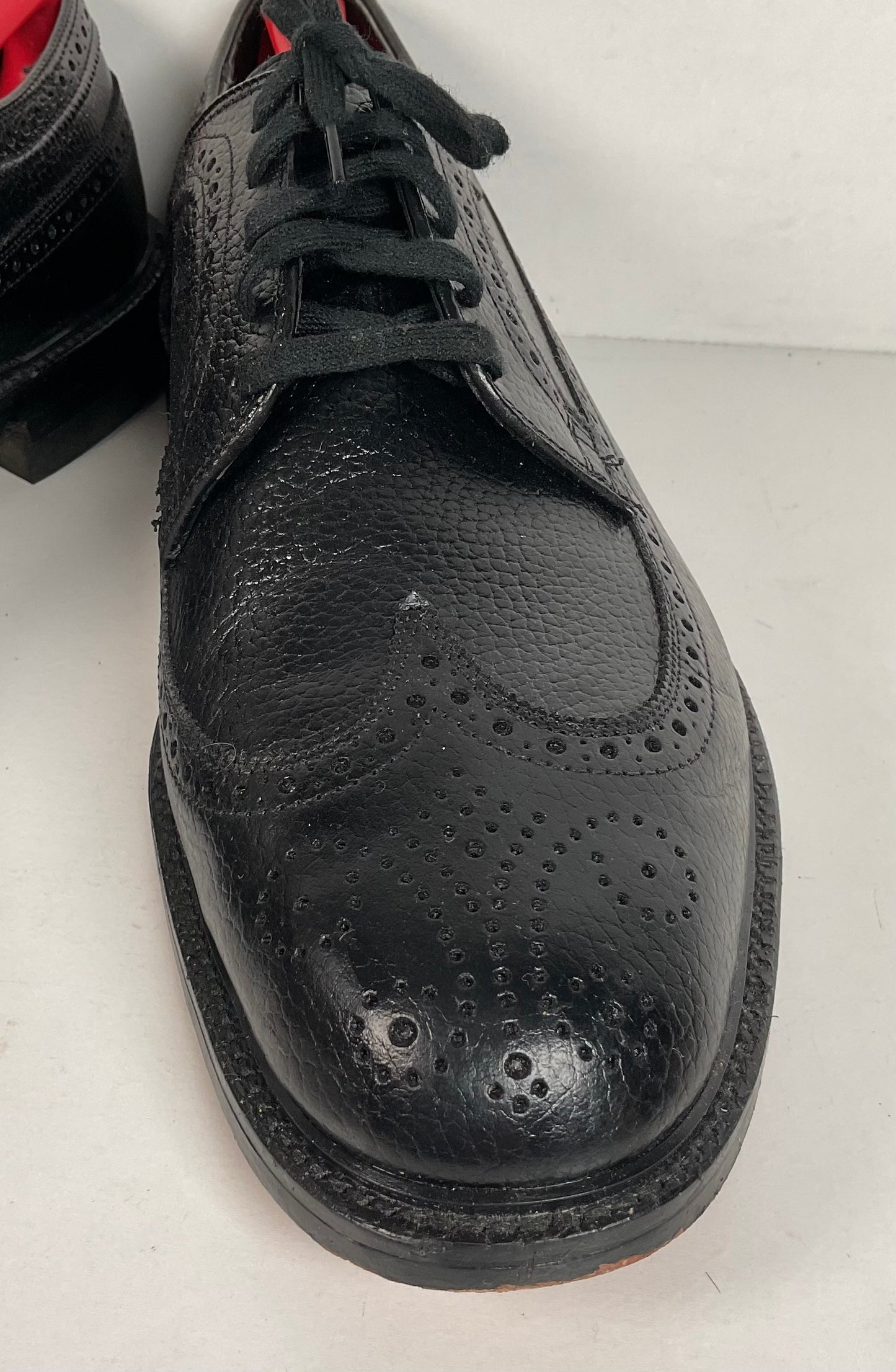 Vintage Nunn Bush Derby Shoes | Brogue | Longwing | 1970s-1980s | Men’s 11 D