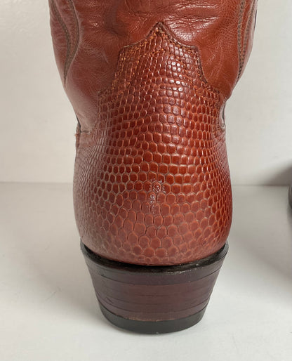 Guy Garrett Custom Cowboy Boots | Teju Lizard | Western Classics | Men’s 10 D