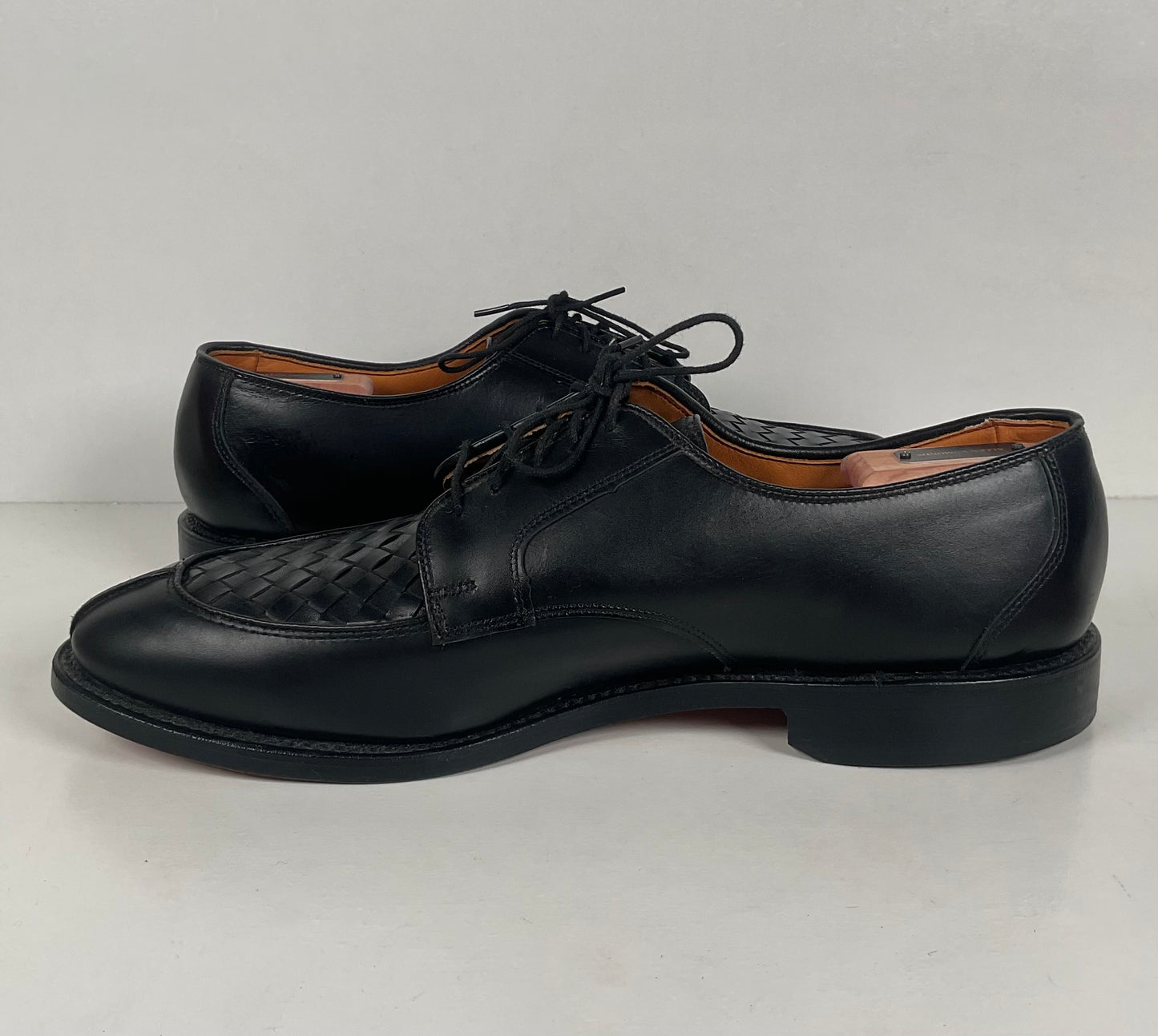 Vintage Allen Edmonds | Hersey Derby Shoes| Basket Weave | Split Toe | Men’s 11