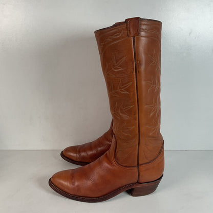 Vintage Tony Lama Tall Top Cowboy Boots | Gold Label | Tall Top | Men’s 9 D