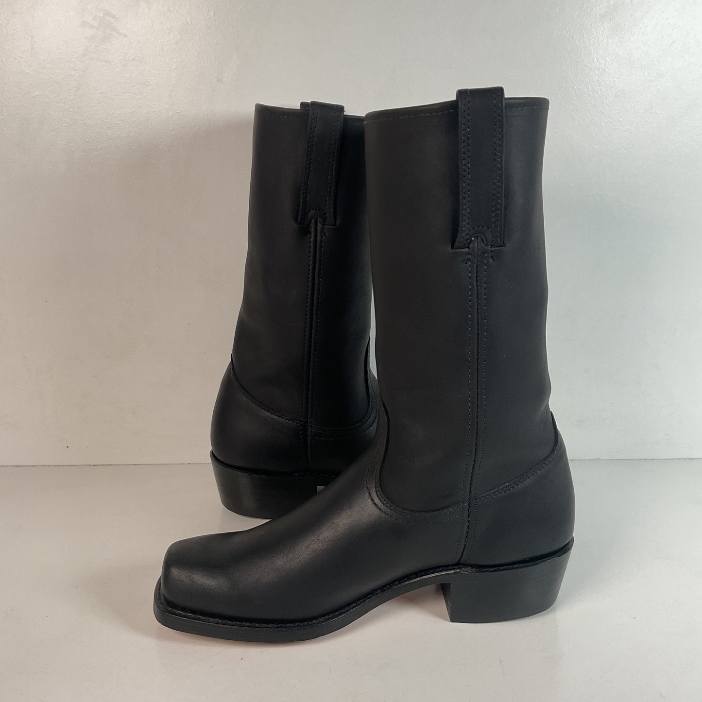 Frye Men’s Black Oiled Cavalry Boots 9.5 M USA Made Campus