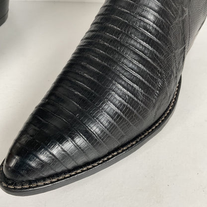 Vintage Tony Lama Cowboy Boots | Teju Lizard | Gold Label | Men’s 10.5 D