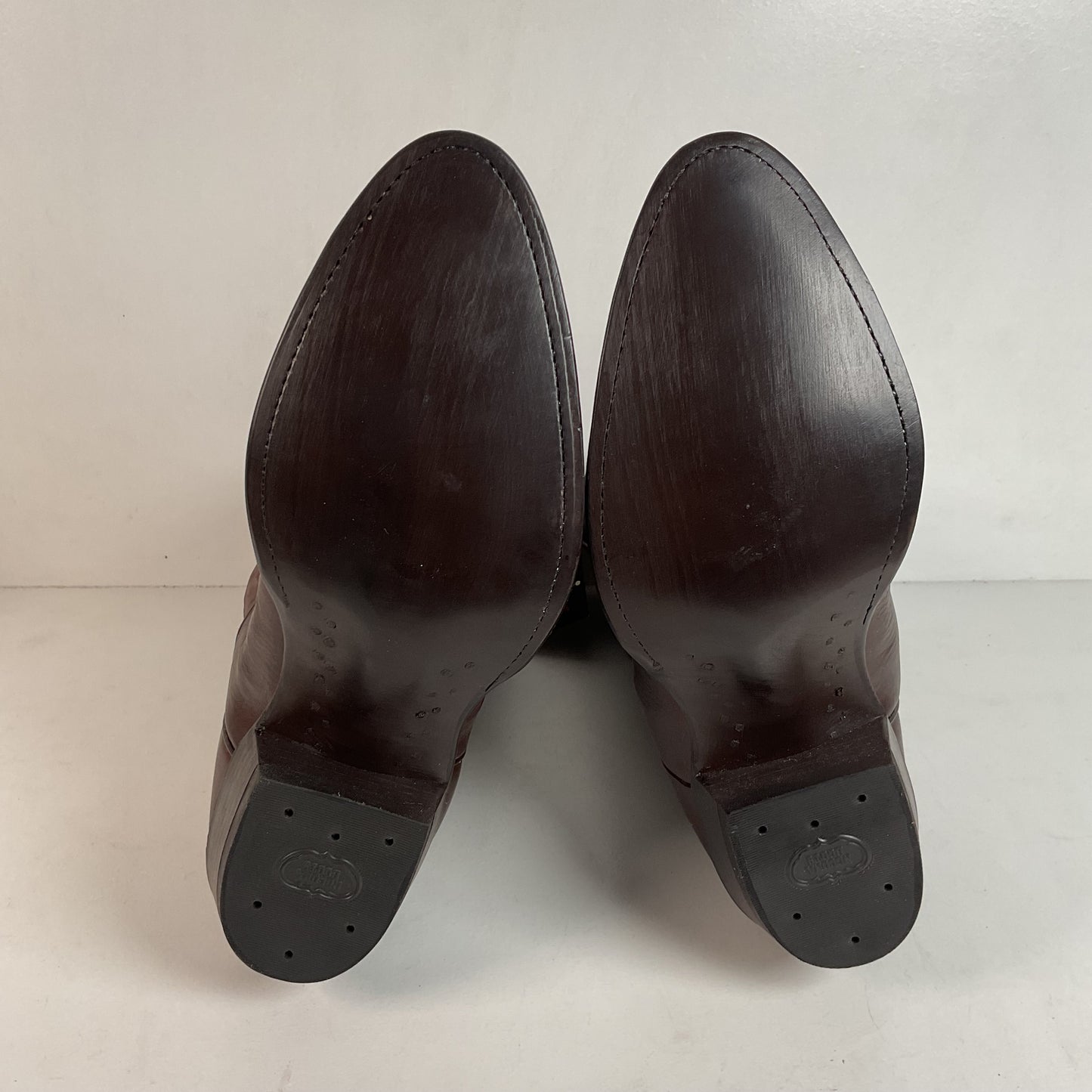 Vintage Nocona Deer Skin Cowboy Boots — USA Made — Original Box — 9 EE