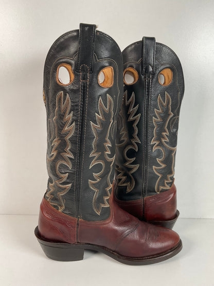 Shepler’s Tall Buckaroo Cowboy Boots 9 D Oil Resistant Work Sole