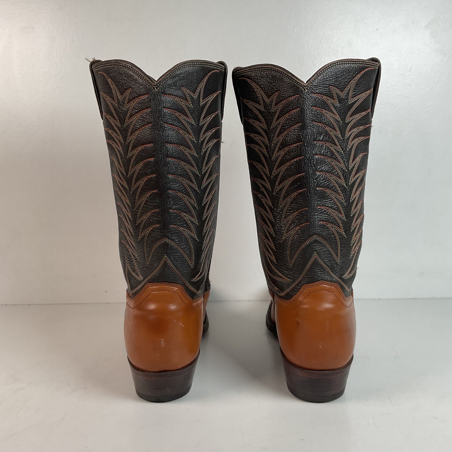 Vintage Justin Cowboy Boots | Calfskin | USA Made | Extra Narrow | Men’s 13 A
