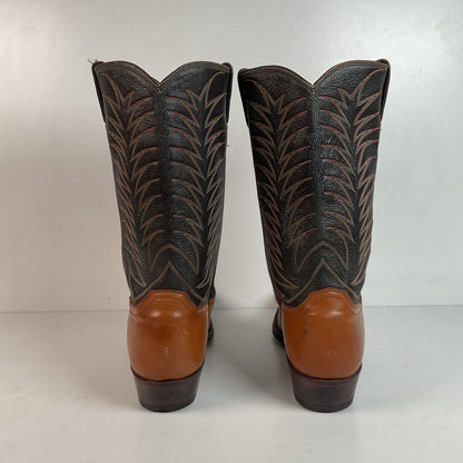 Vintage Justin Cowboy Boots | Calfskin | USA Made | Extra Narrow | Men’s 13 A