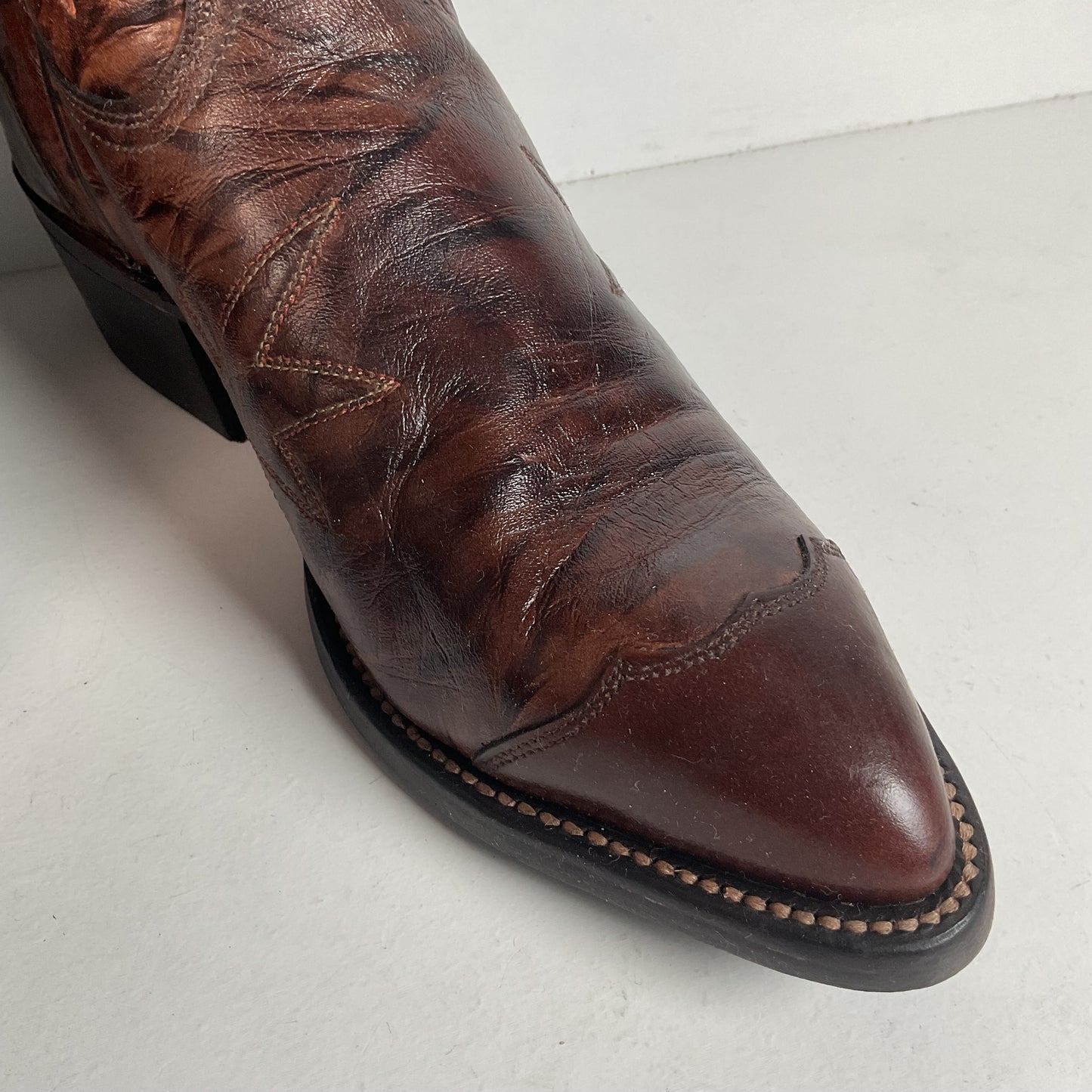 Texas Imperial Wingtip Cowboy Boots | USA Made | Men’s 6.5 | Women’s 7.5