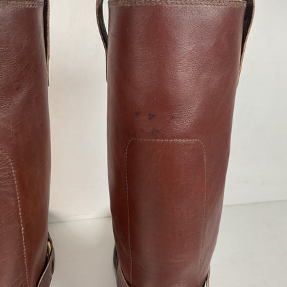 1970s Rodeo Harness Motorcycle Boots 9.5 D USA Made