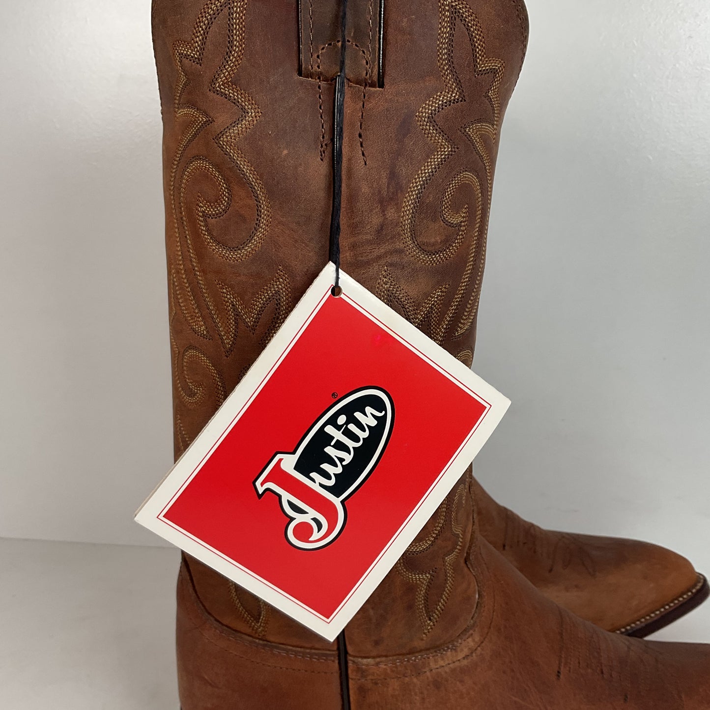 Vintage Justin Bay Apache Cowboy Boots | USA Made | Men’s 8 EE