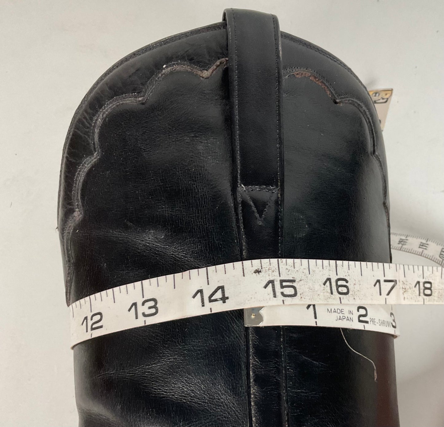 Vintage Lucchese French Toe Cowboy Boots | Black Calf | USA Made | Men’s 11 C